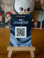 Stray Kids Hyunjin Clé: LEVANTER Photocard (Selfie Design) — QR-code reverse