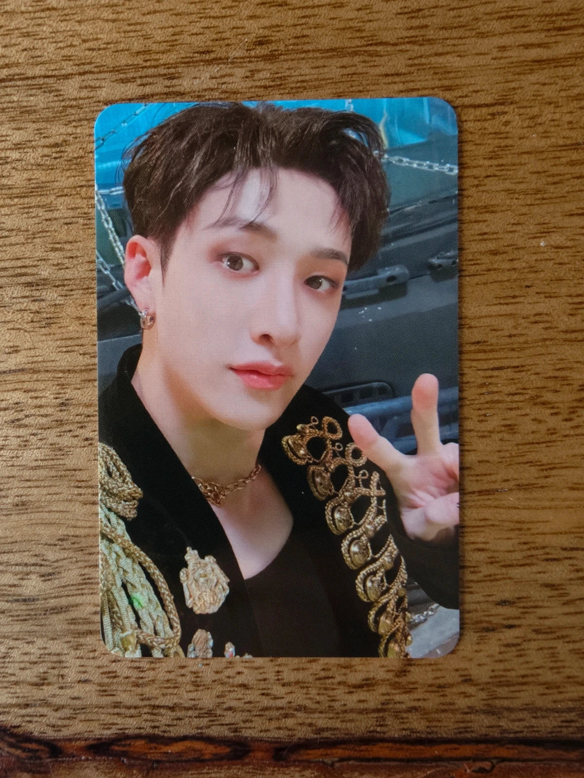 Stray Kids Bang Chan ROCK-STAR Photocard (Musicplant POB) — front