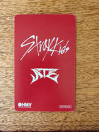 Stray Kids Bang Chan ATE Photocard (HMV Holographic POB) — reverse