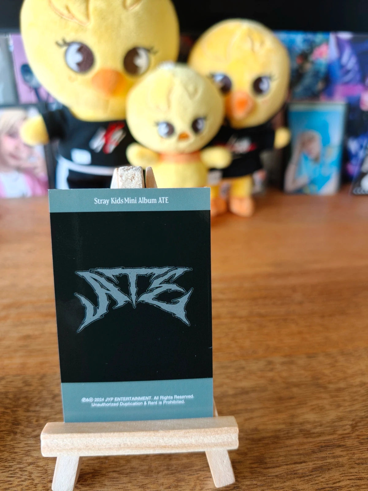 Stray Kids Felix ATE Photocard (Soundwave Lucky Draw, Polaroid-style) — reverse