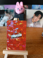 Stray Kids Changbin Christmas EveL Photocard (Glitter) — reverse