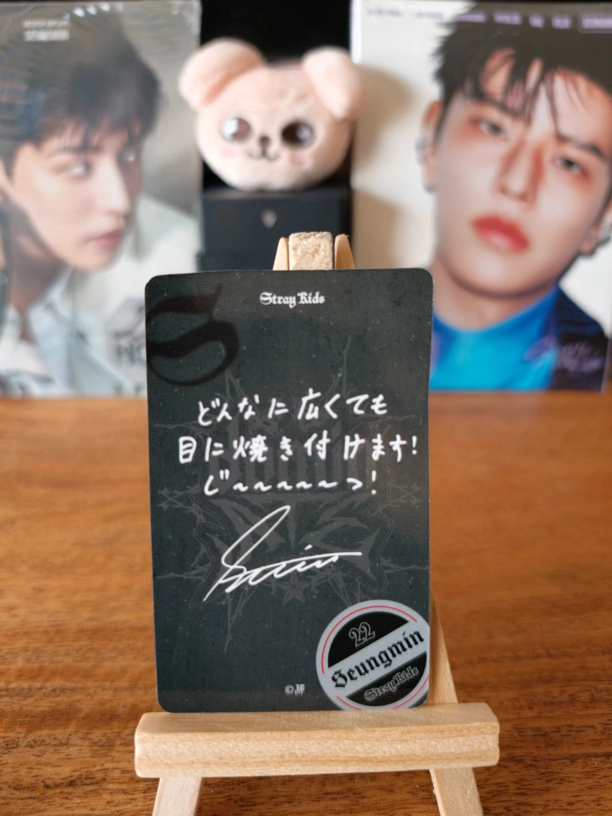 Stray Kids Seungmin dominATE in Japan Stadium 2025 Photocard (Online Merchandise Purchase Benefit) — reverse