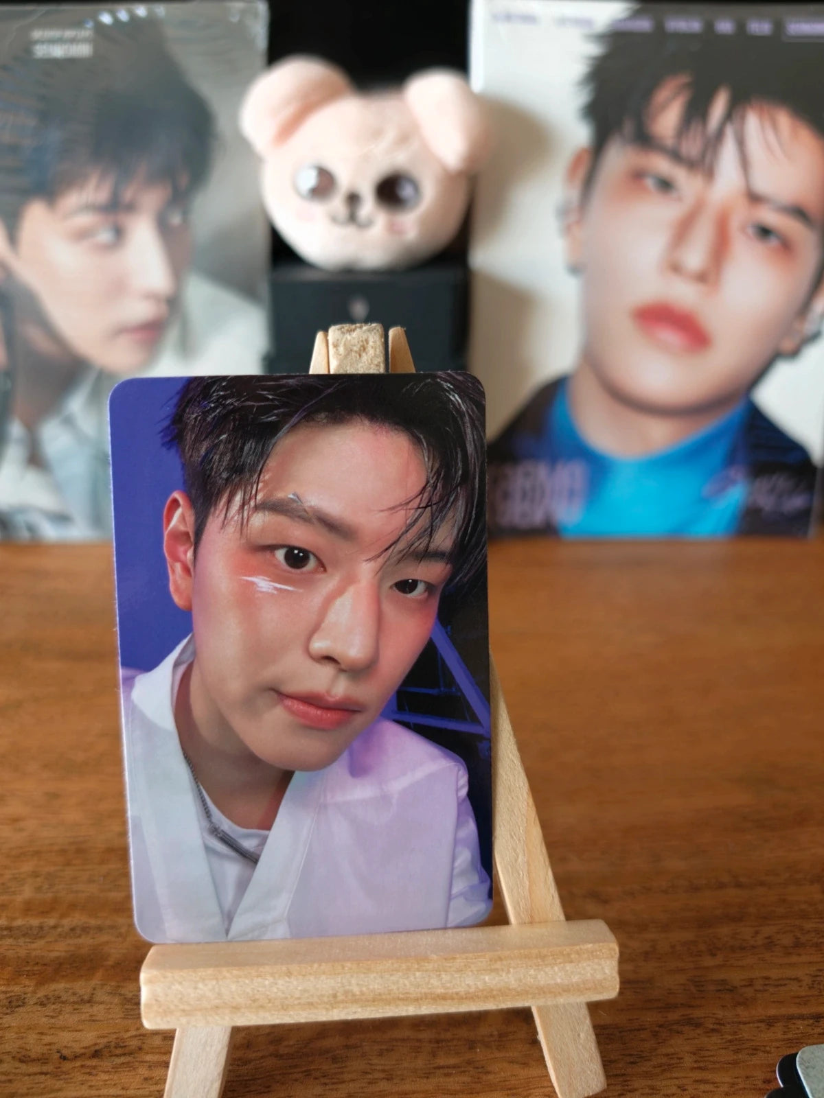 Stray Kids Seungmin KARMA Photocard (Ceremony Double-sided) — portrait side