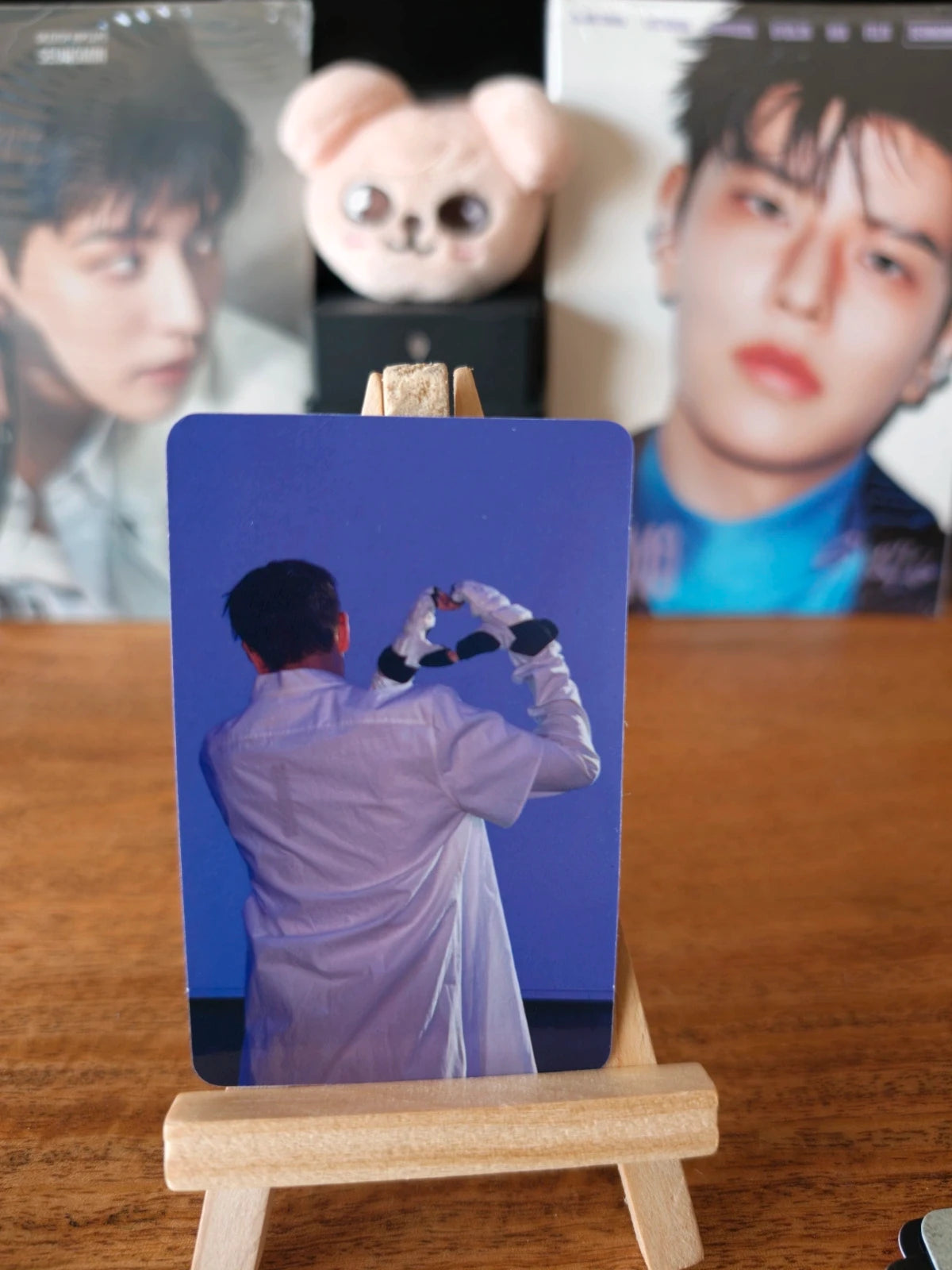 Stray Kids Seungmin KARMA Photocard (Ceremony Double-sided) — rear-view pose side