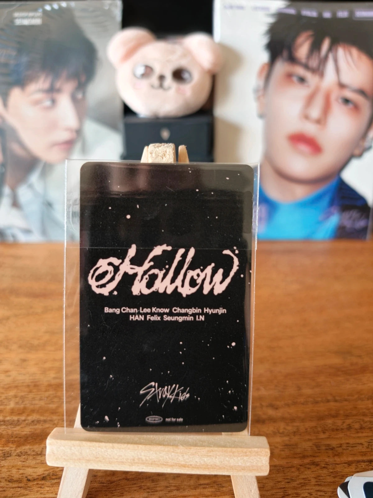 Stray Kids Han & Seungmin Hollow Unit Photocard (Fanclub POB) — reverse