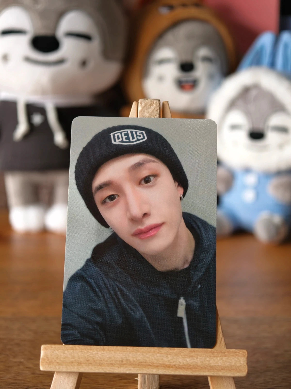 Stray Kids Bang Chan ROCK-STAR Photocard (Withmuu POB) — front