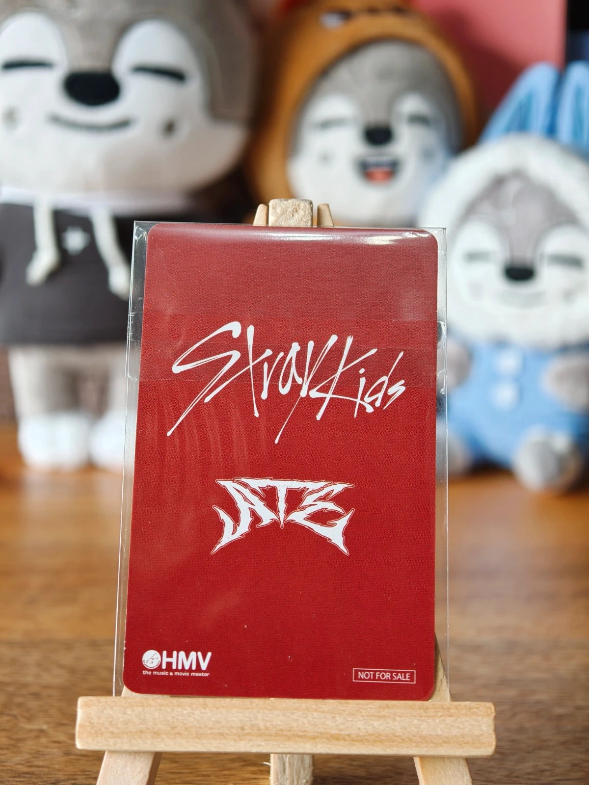 Stray Kids Bang Chan ATE Photocard (HMV POB) — reverse