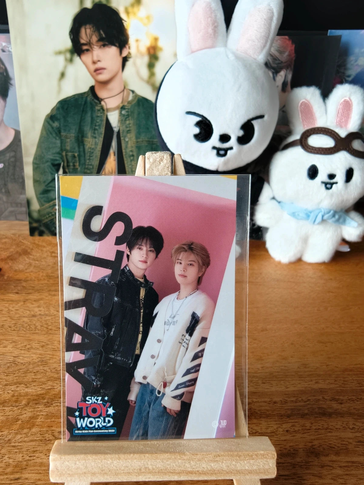 Stray Kids Lee Know & Seungmin SKZ TOY WORLD Unit Photo Sticker (Online Lottery, Unit Design) — printed photo side