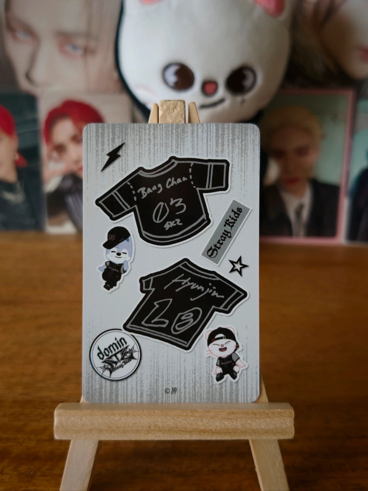 Stray Kids Bang Chan & Hyunjin dominATE in Japan Stadium 2025 Unit Photocard (Online Merchandise Purchase Benefit) — reverse