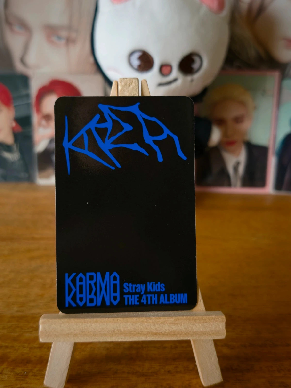 Stray Kids Hyunjin KARMA Photocard (KARMA Random Card) — reverse
