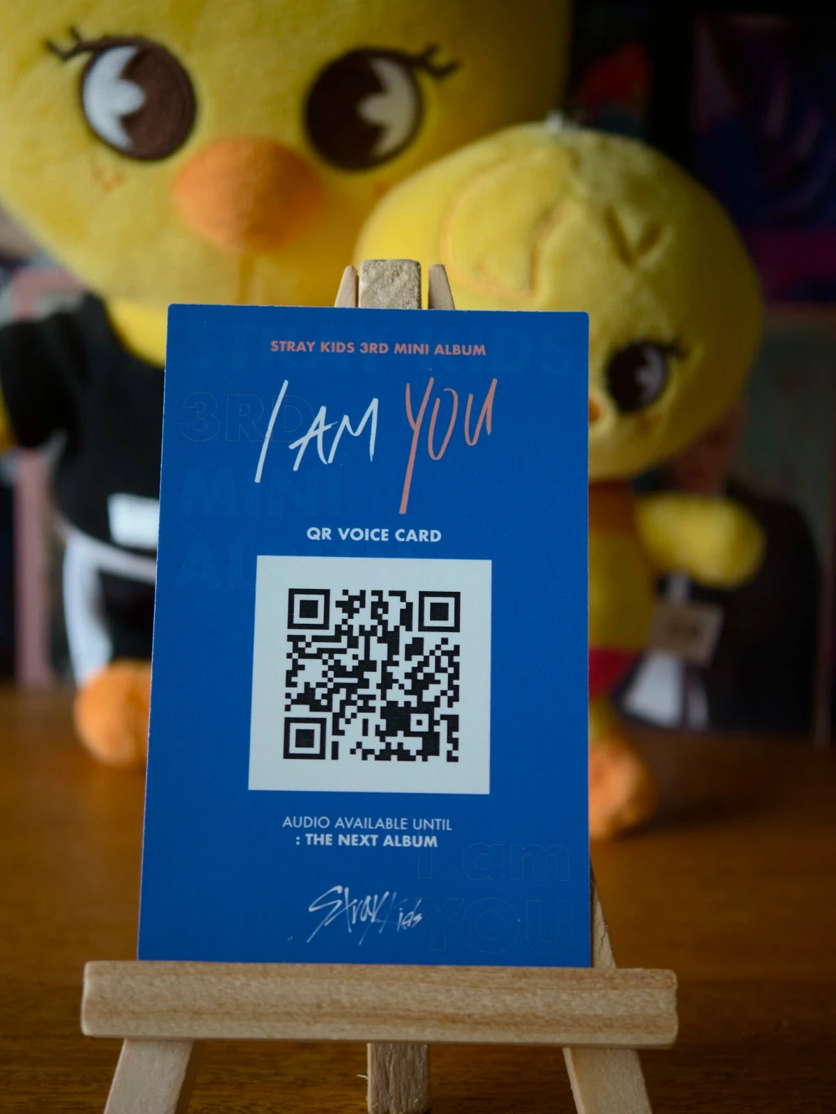Stray Kids Felix & Seungmin I am YOU Unit Photocard (QR Voice Card) — reverse
