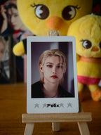 Stray Kids Felix Photocard (White Star Frame) — front portrait view