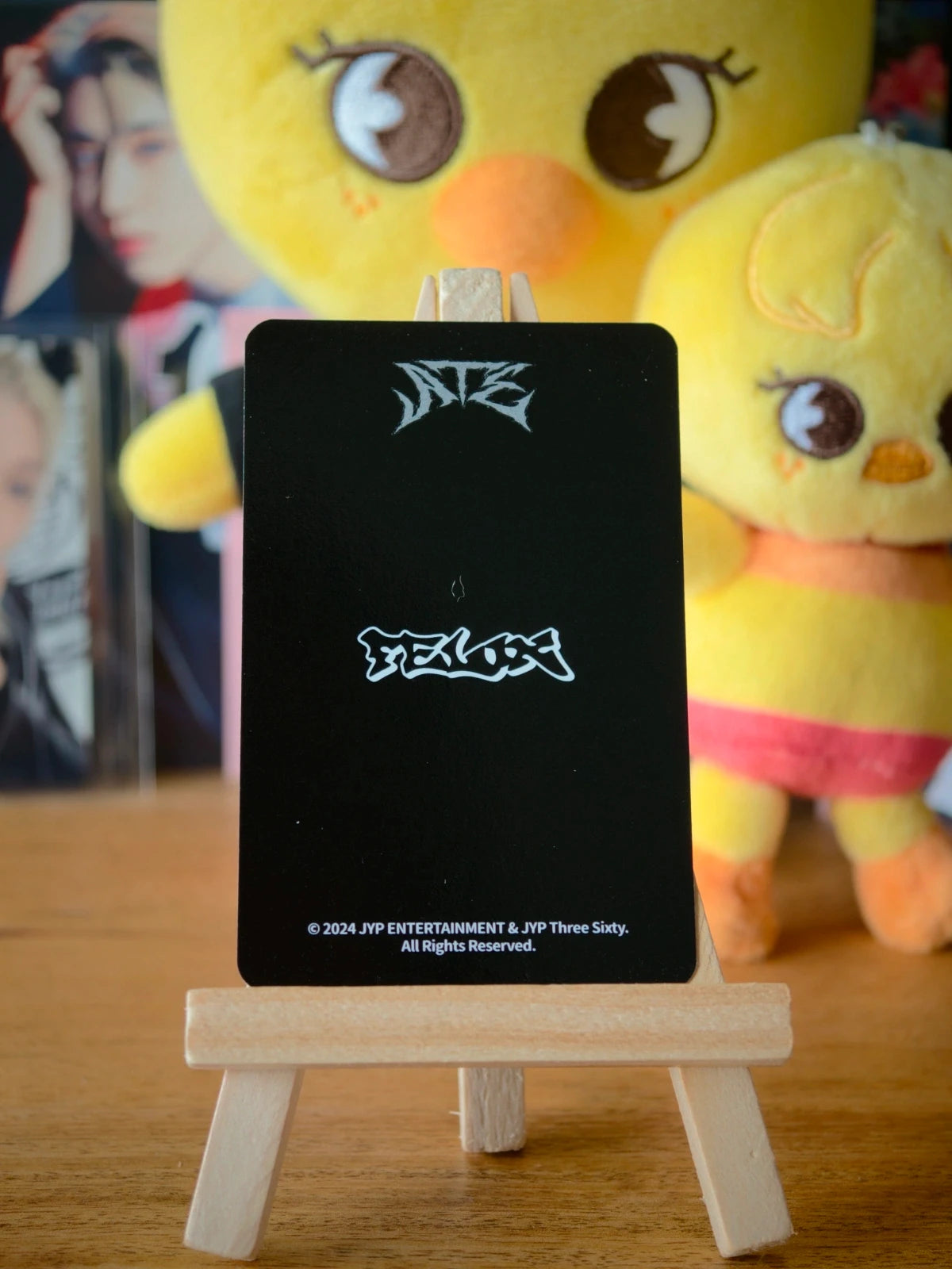 Stray Kids Felix ATE Photocard (Soundwave Pop-Up Binder) — reverse