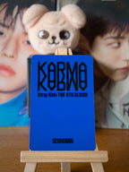 Stray Kids Seungmin KARMA Photocard (SKZOO POB) — reverse