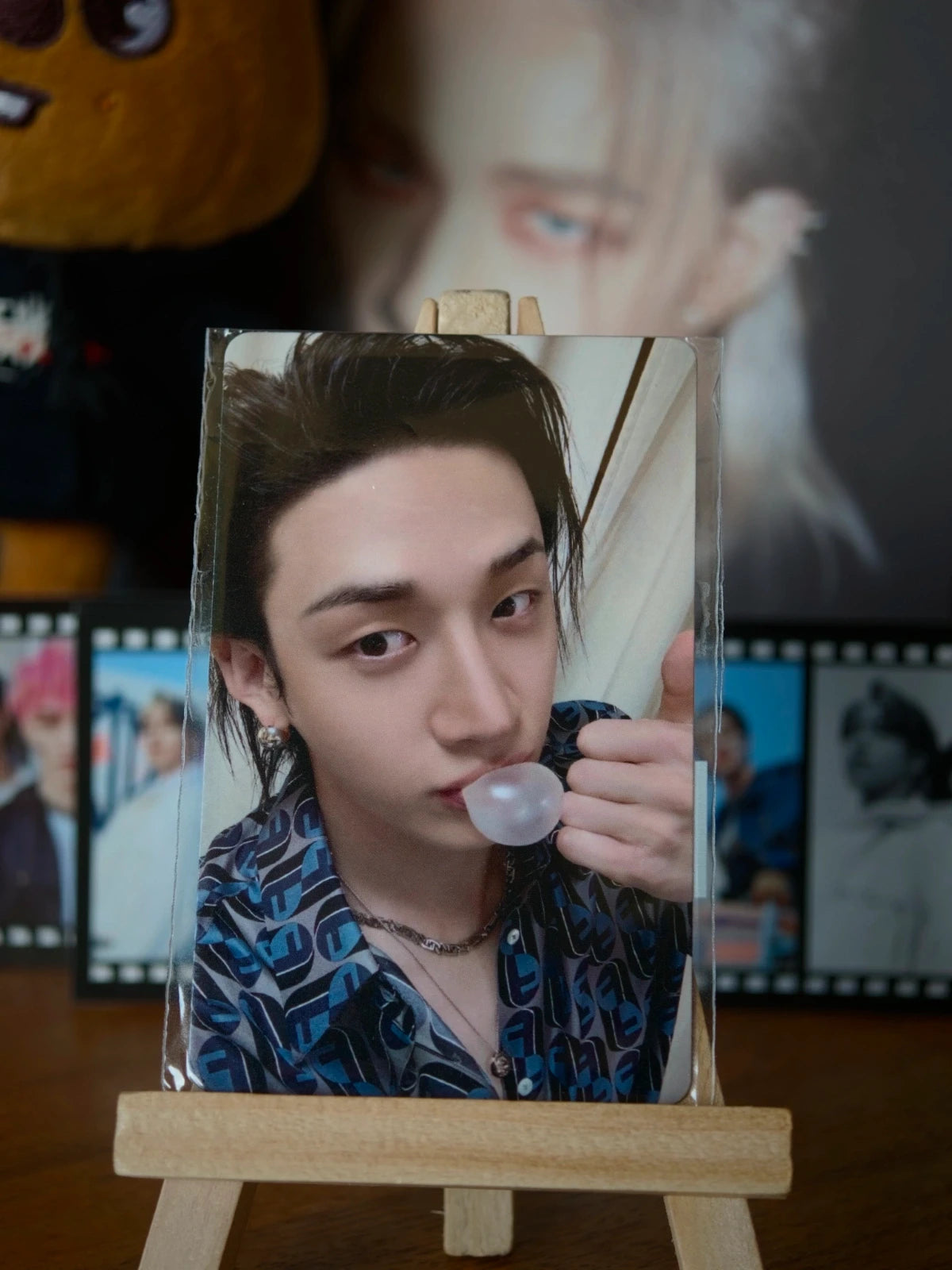 Stray Kids Bang Chan KARMA Photocard (FANS SHOP Video-call Benefit) — front