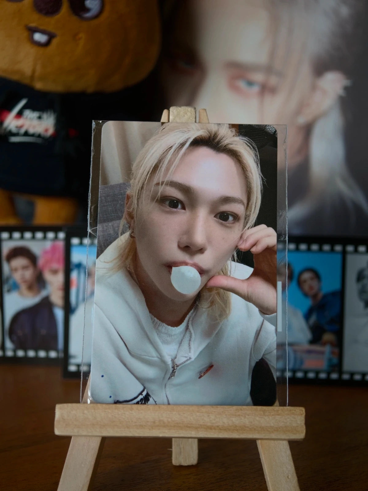 Stray Kids Felix KARMA Photocard (FANS SHOP Video-call Benefit) — front