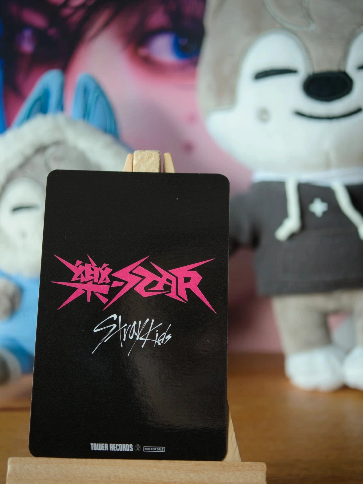 Stray Kids Bang Chan ROCK-STAR Photocard (Tower Records POB) — reverse