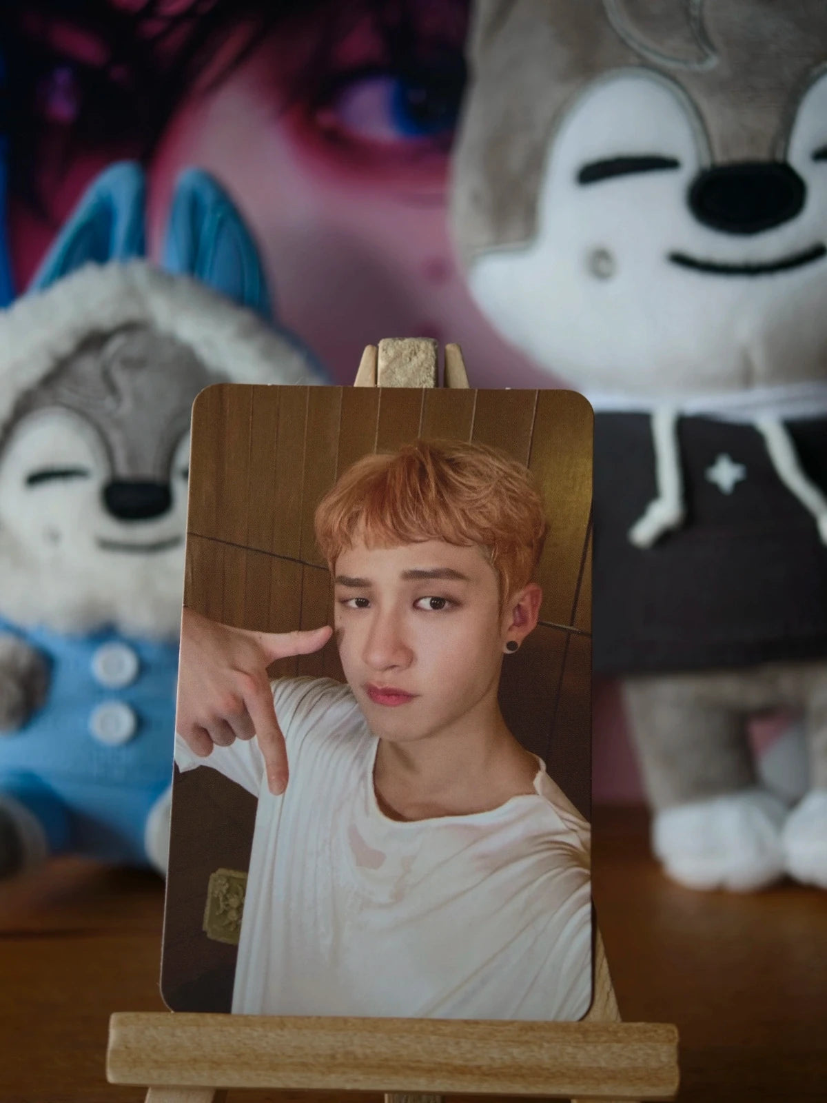Stray Kids Bang Chan NOEASY Photocard (Double-sided) — first portrait side