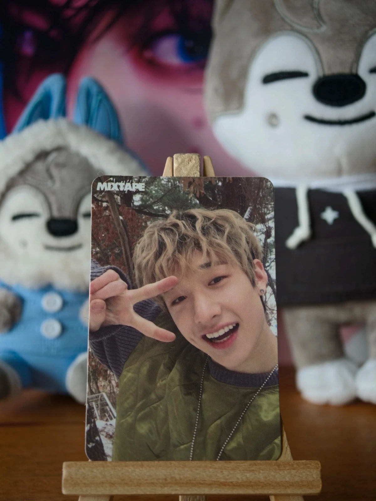 Stray Kids Bang Chan Mixtape Photocard (Selfie Design) — front