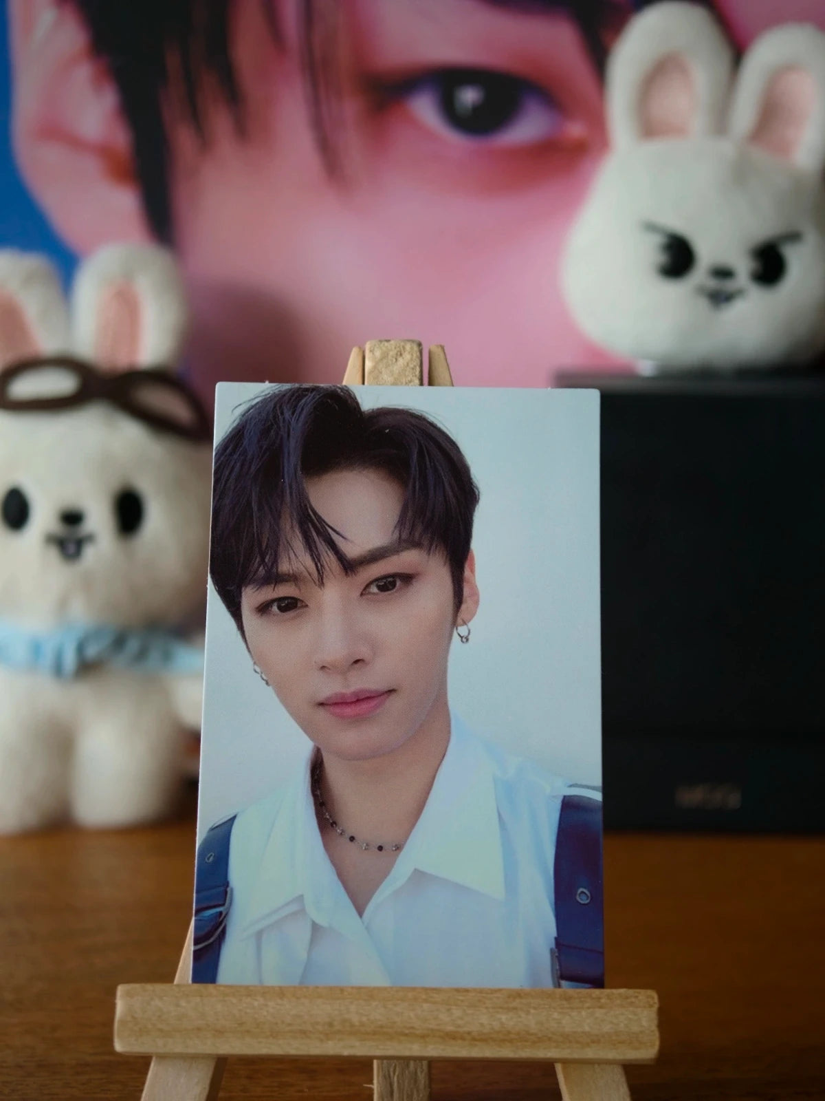 Stray Kids Lee Know Clé: LEVANTER Photocard (Selfie Design) — front