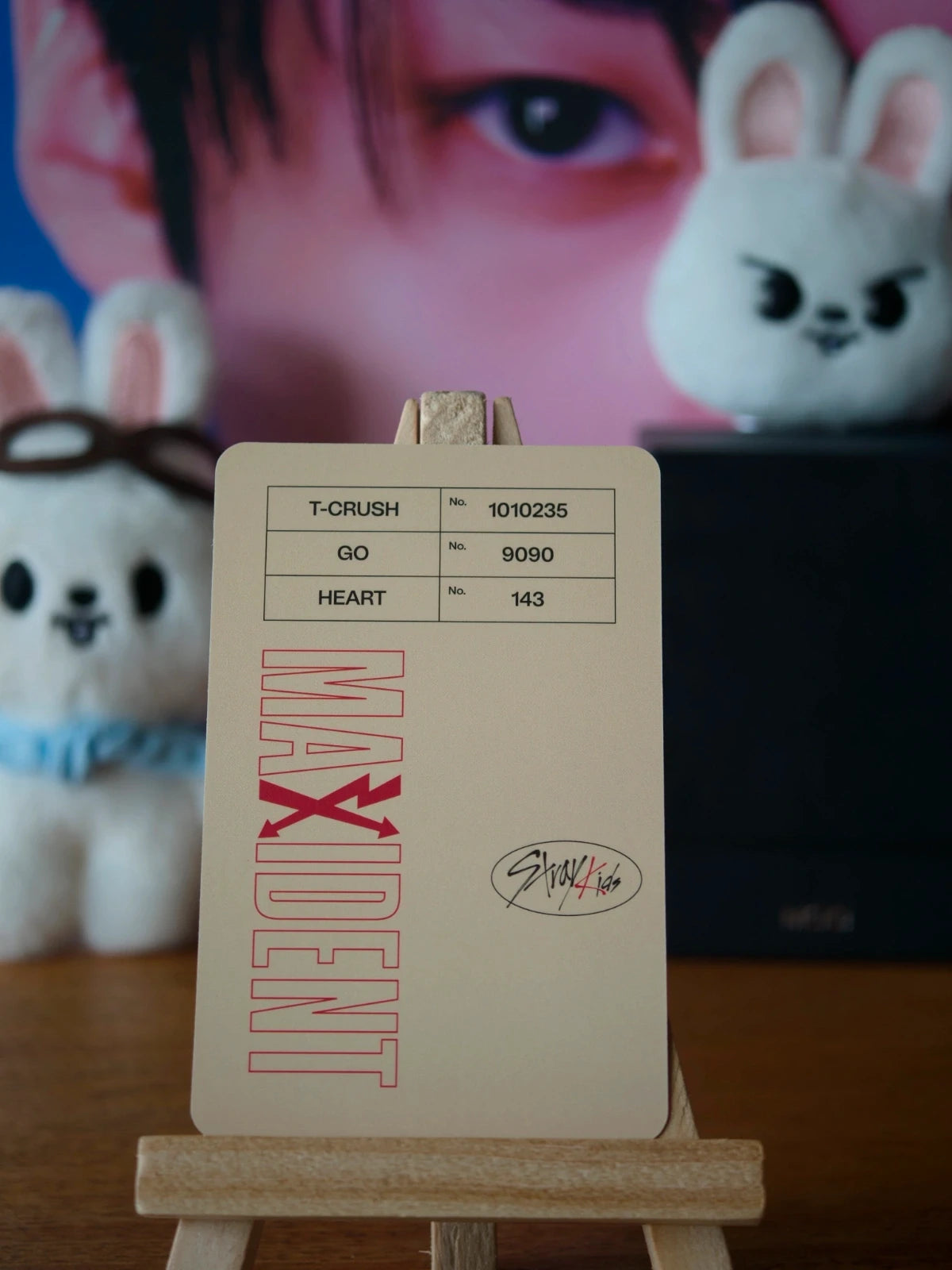Stray Kids Lee Know MAXIDENT Photocard (CASE Ver.) — reverse