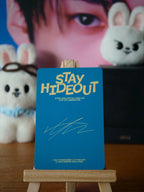 Stray Kids Lee Know STAY HIDEOUT Photocard (Solo Photocard) — reverse design