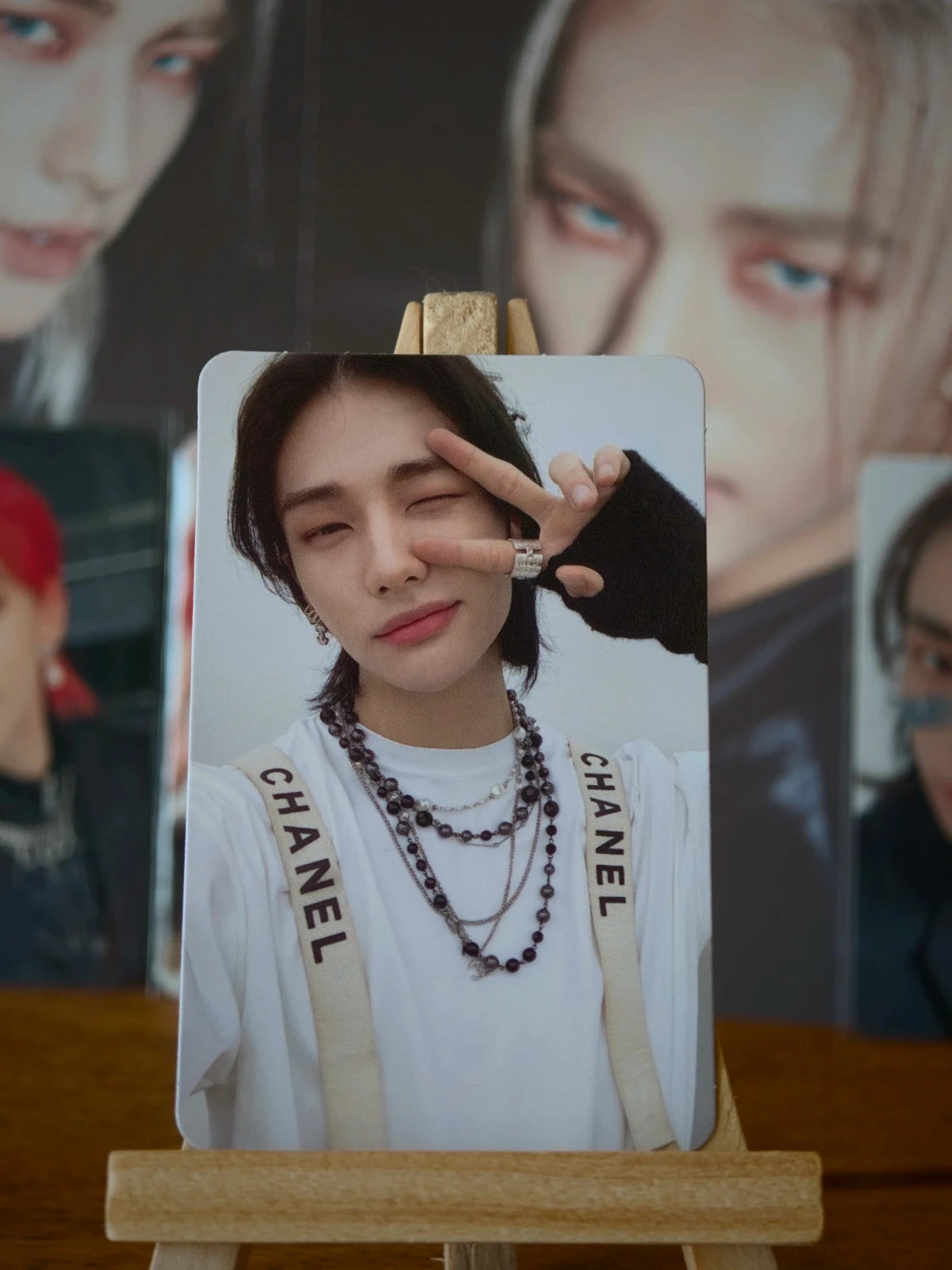 Stray Kids Hyunjin NOEASY Photocard (A Design) — front