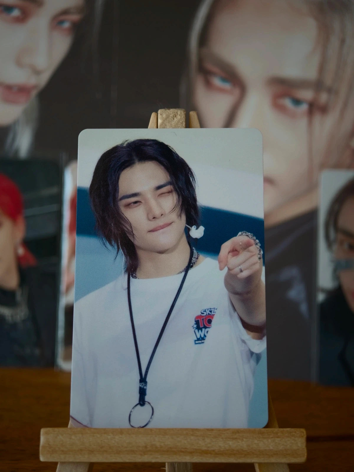 Stray Kids Hyunjin SKZ TOY WORLD Photocard (Blu-ray HMV POB) — front
