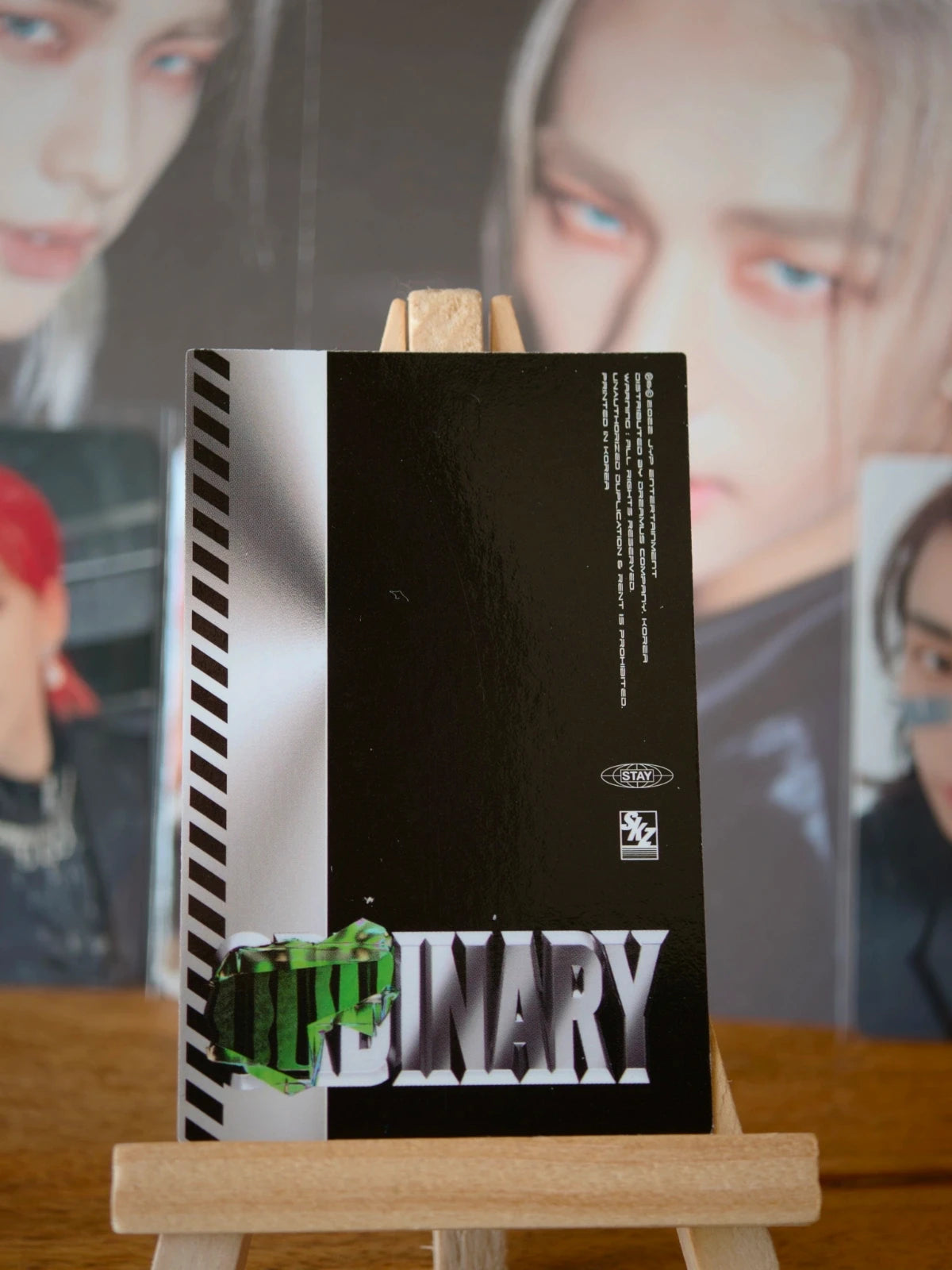 Stray Kids Hyunjin ODDINARY Photocard (ID Card) — reverse