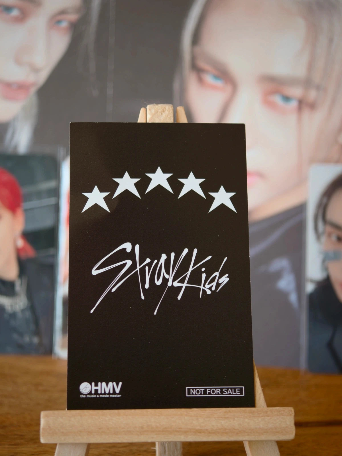 Stray Kids Hyunjin 5-STAR Photocard (HMV POB) — reverse