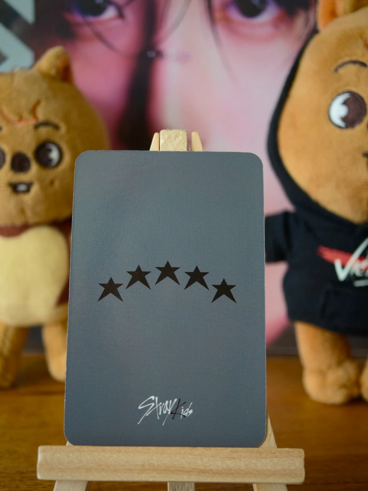 Stray Kids Han 5-STAR Photocard (Music Korea POB) — reverse