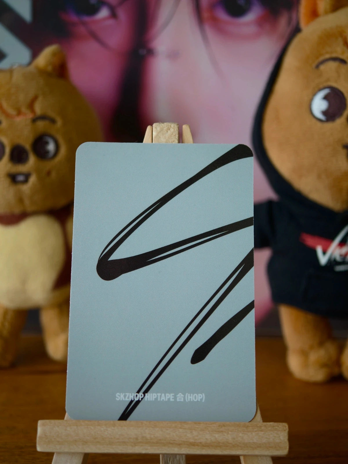 Stray Kids Han HOP Photocard (Accordion Ver.) — reverse