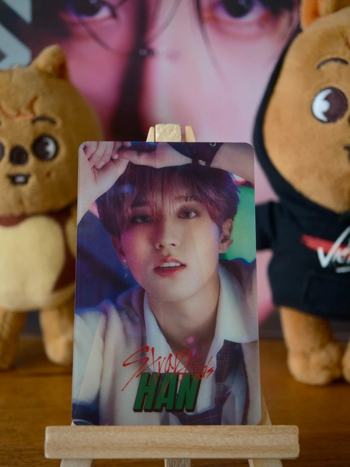 Stray Kids Han Christmas EveL Photocard (Tower Records POB) — front