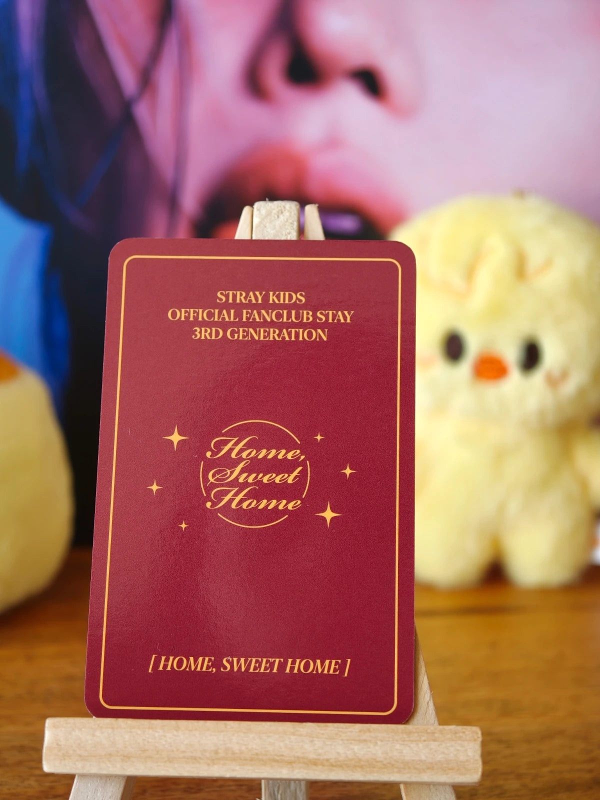 Stray Kids Felix HOME, SWEET HOME Photocard (Kit Photocard) — reverse design