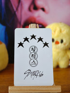 Stray Kids Felix 5-STAR Photocard (Soundwave Lucky Draw Round 1) — reverse