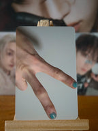 Stray Kids Bang Chan 5-STAR Photocard (Double-sided Album Card) — hand-gesture reverse