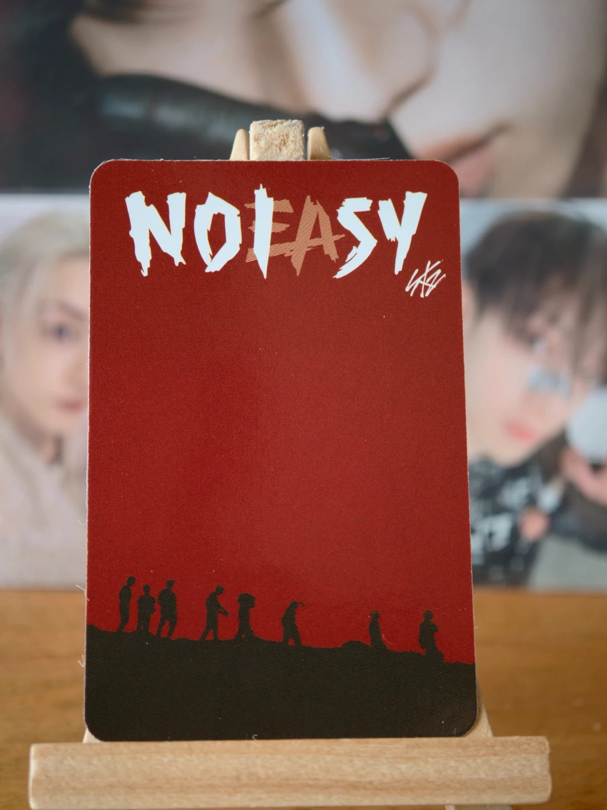 Stray Kids Bang Chan NOEASY Photocard (Jewel Case Ver.) — reverse