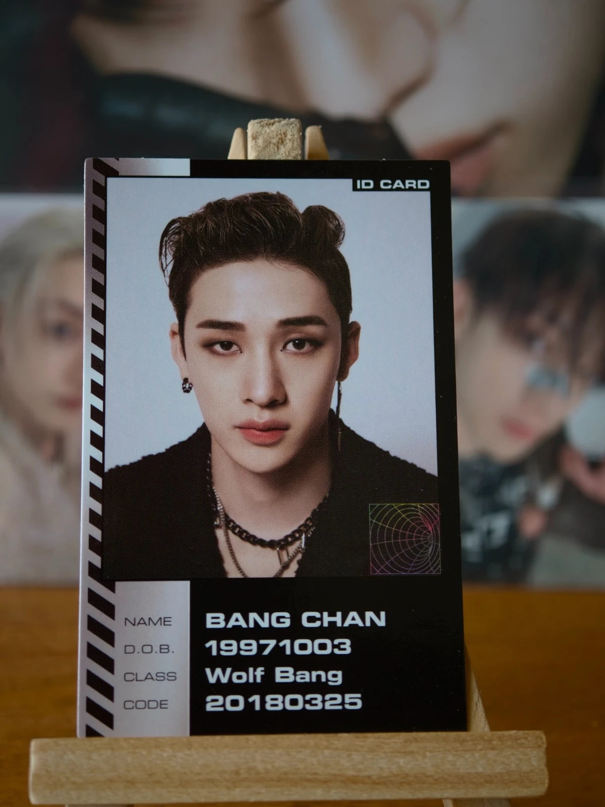 Stray Kids Bang Chan ODDINARY Photocard (ID Card) — front
