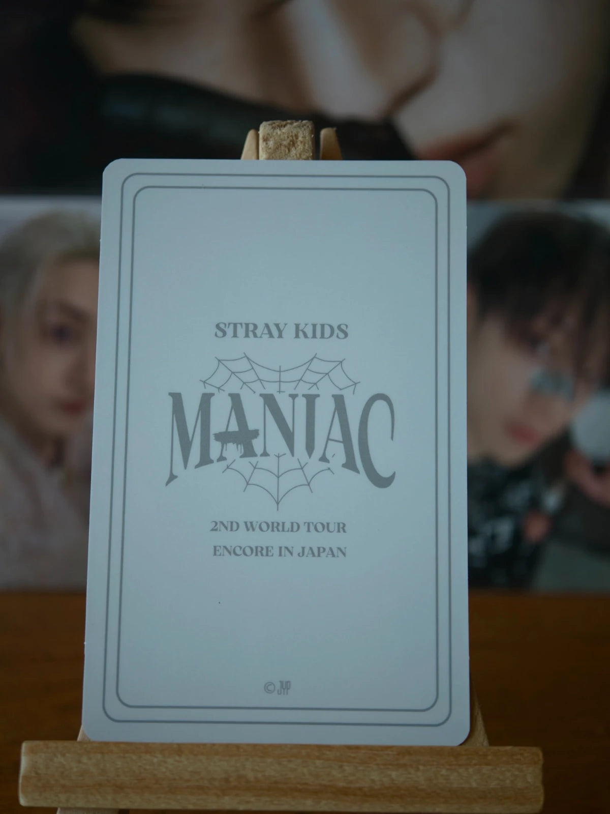 Stray Kids Bang Chan MANIAC ENCORE in Japan Photocard (Photocard Set A) — reverse