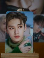 Stray Kids Bang Chan DICON D’FESTA Mini Edition Photocard (Globe Portrait) — front view