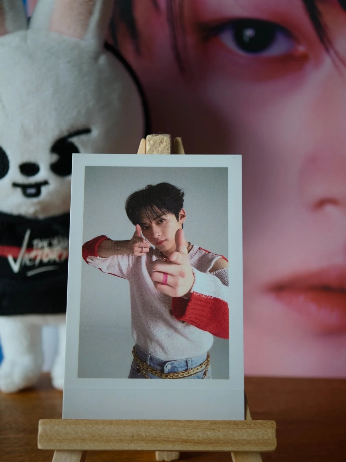 Stray Kids Lee Know MAXIDENT Photocard (Album Polaroid-style) — front