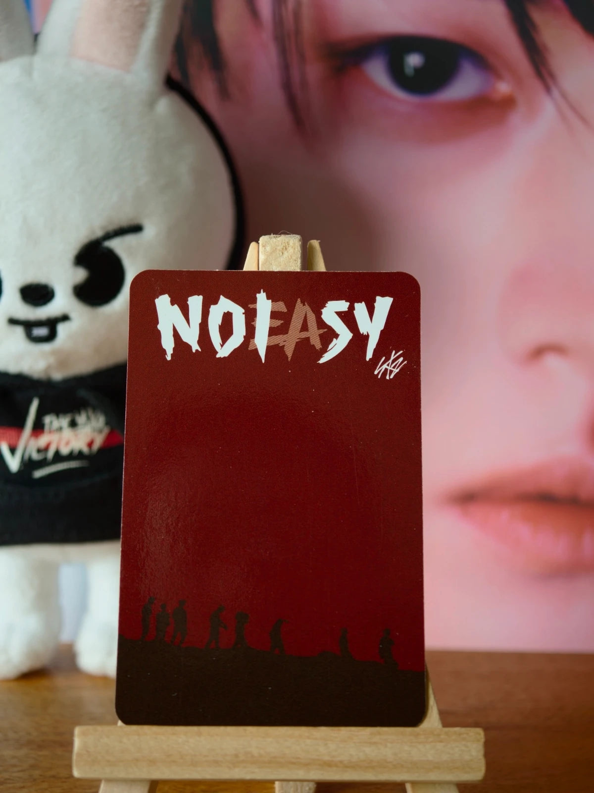 Stray Kids Lee Know NOEASY Photocard (Jewel Case Ver.) — reverse