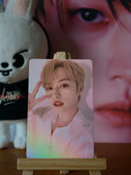 Stray Kids Lee Know NACIFIC Photocard (Round 3 Pink Holographic) — front view