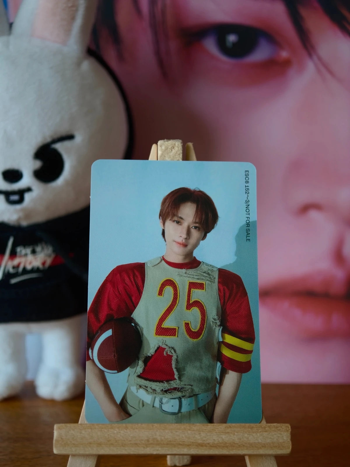 Stray Kids Lee Know Social Path / Super Bowl Photocard (Fanclub Double-sided, B Design) — first portrait side