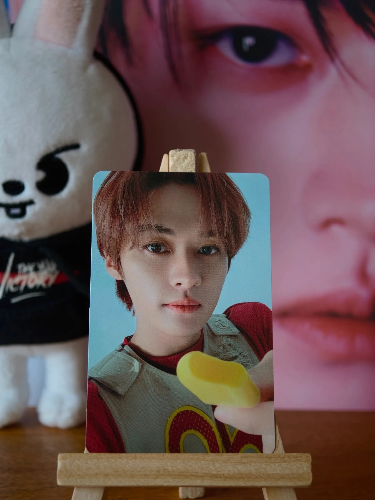 Stray Kids Lee Know Social Path / Super Bowl Photocard (Fanclub Double-sided, B Design) — second portrait side