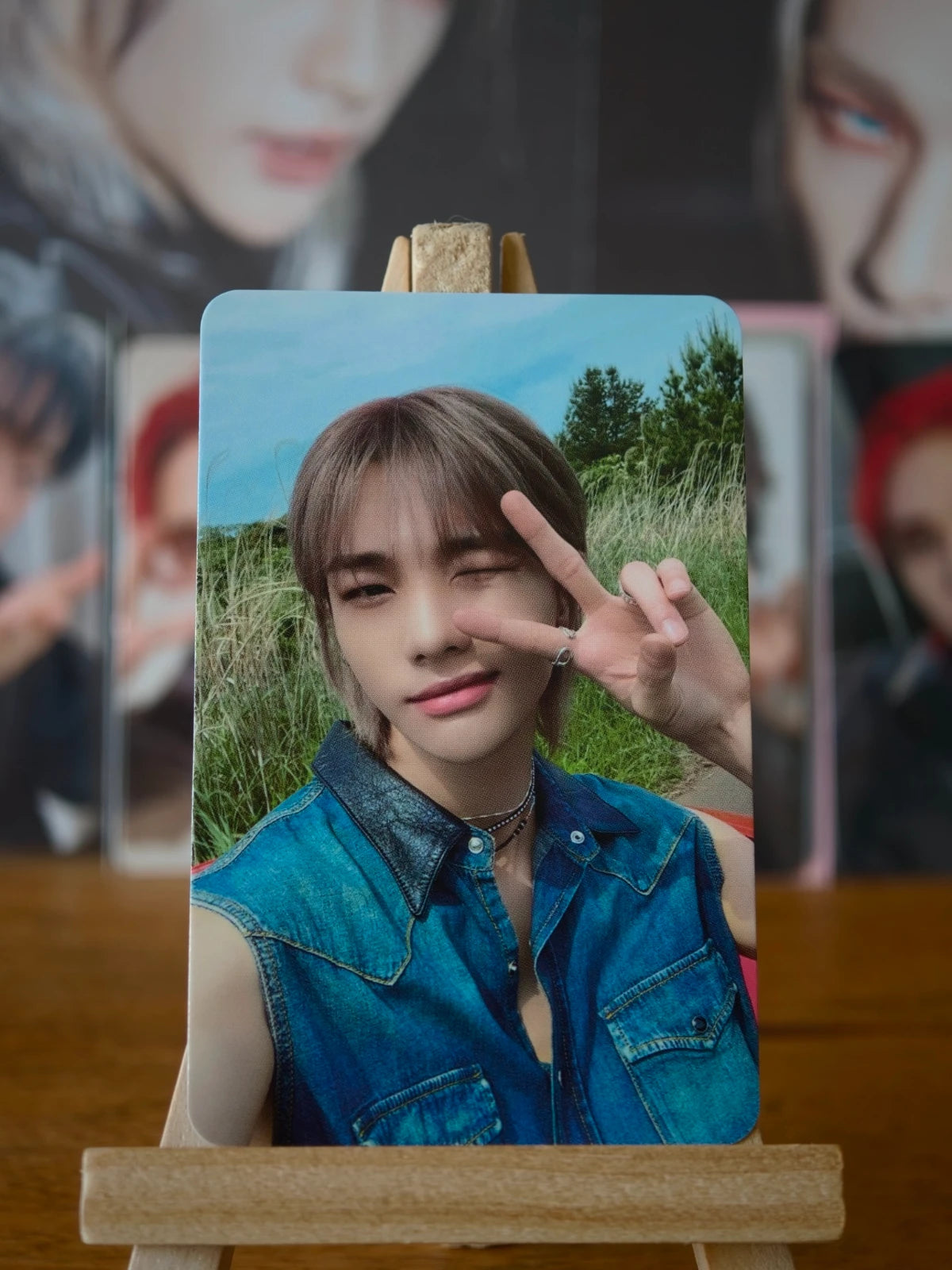 Stray Kids Hyunjin STAY in STAY in JEJU Photocard — portrait front design