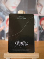 Stray Kids Hyunjin STAY in STAY in JEJU Photocard — collection-logo reverse