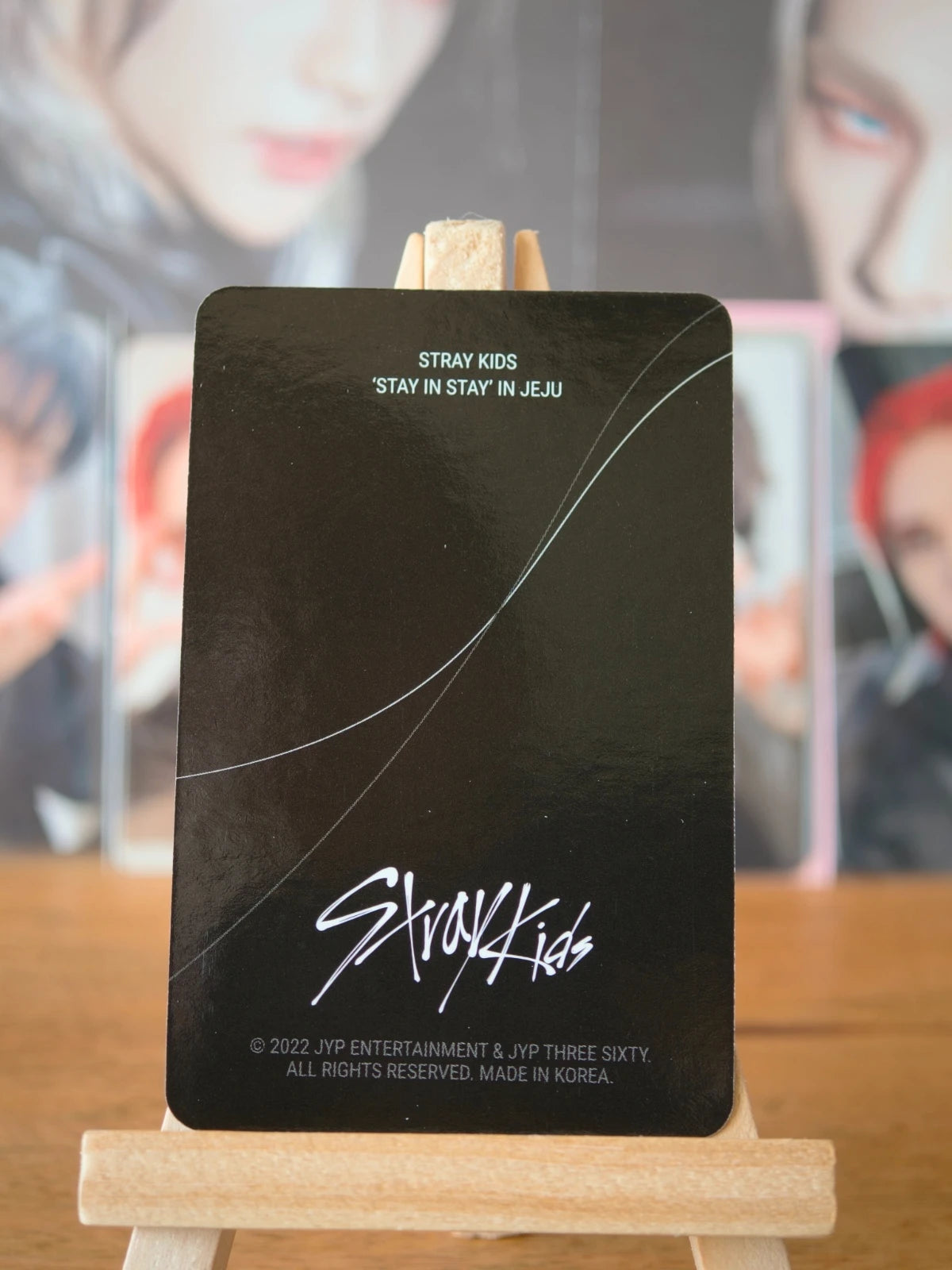 Stray Kids Hyunjin STAY in STAY in JEJU Photocard — collection-logo reverse