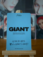 Stray Kids Hyunjin GIANT Photocard (Limited Album, B Design) — reverse