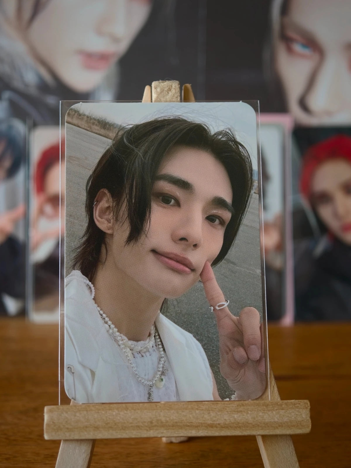 Stray Kids Hyunjin ATE Photocard (YES24 POB) - front portrait view
